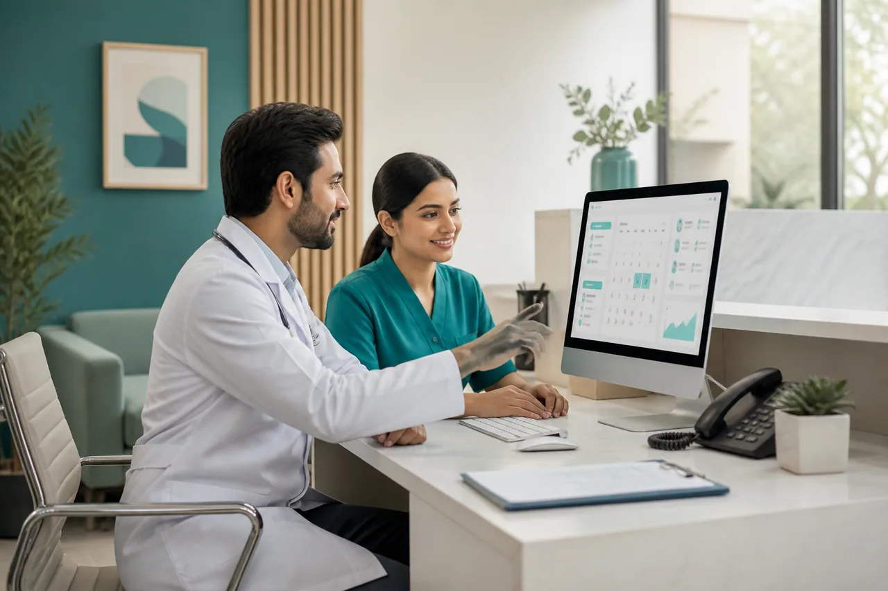 Clinic Management workflow in use