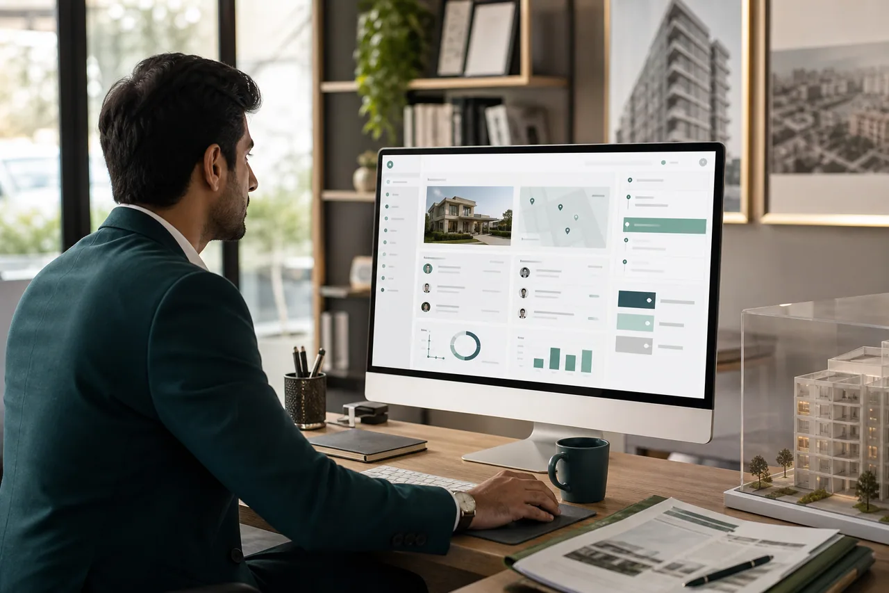 Real Estate Management workflow in use