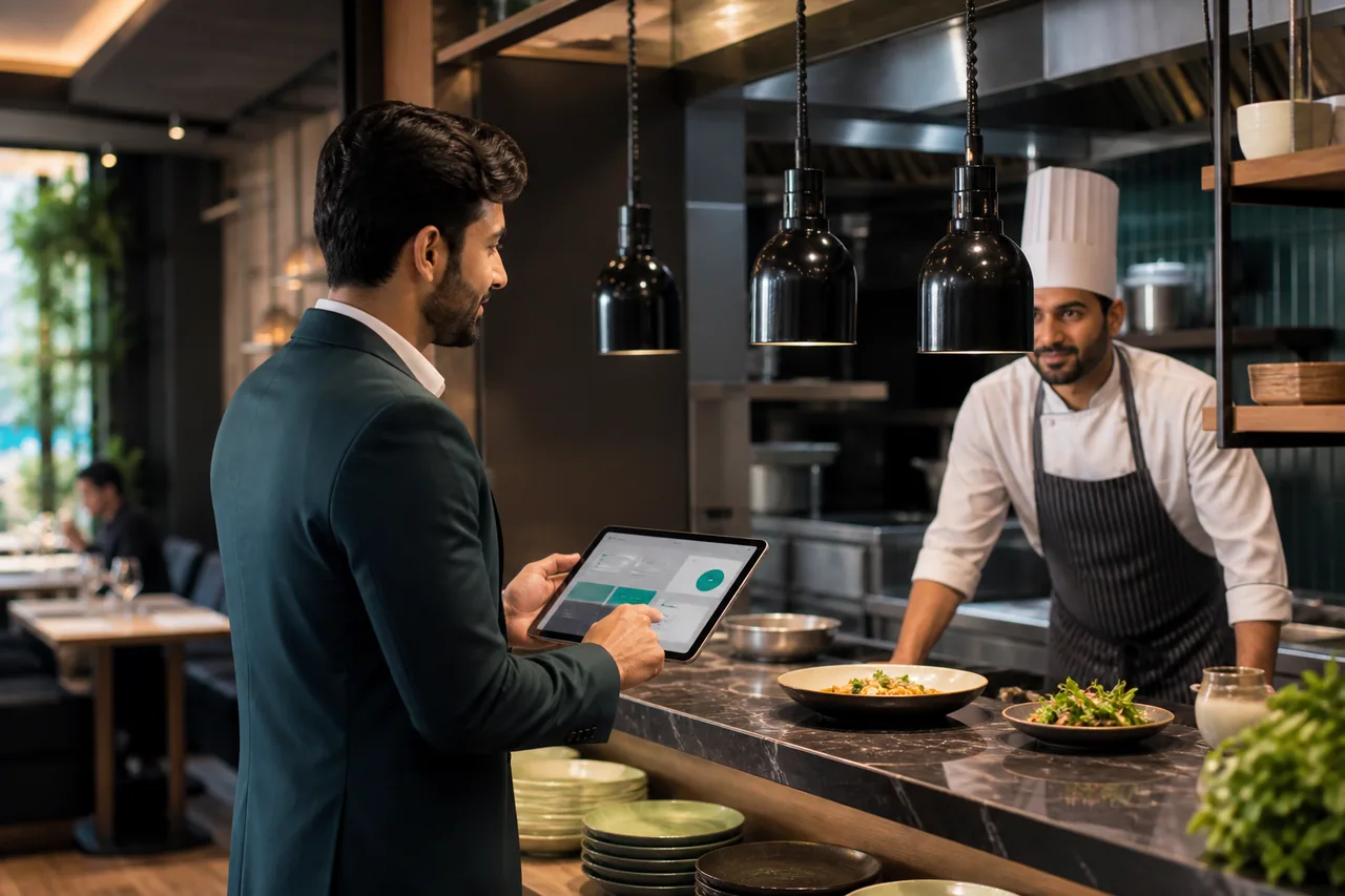 Restaurant Management workflow in use