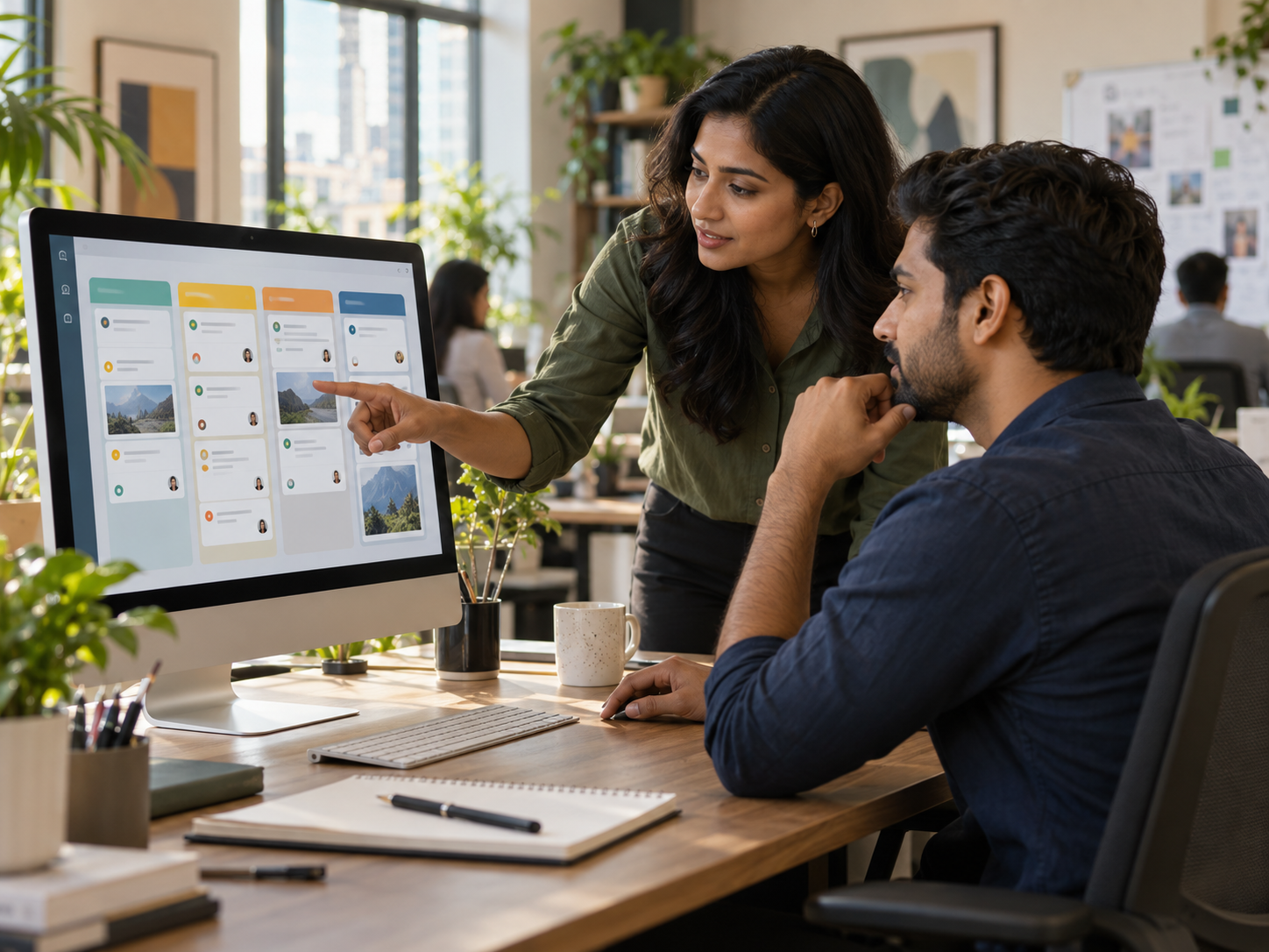 Task Management workflow in use